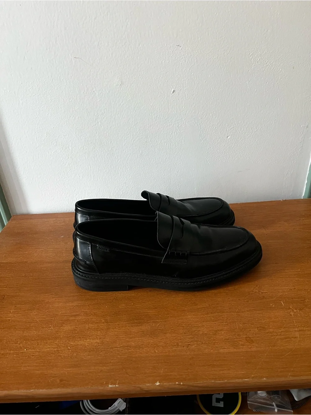 Mensa Black Penny Loafers size 46 US13
